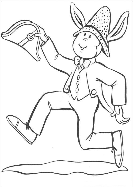 Plansa de colorat cu Noddy 43 38